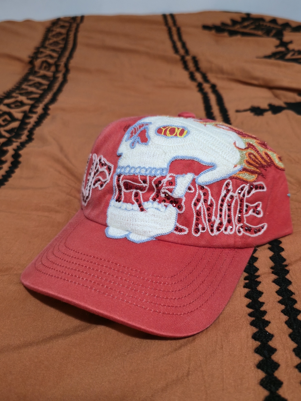 Supreme WFST 6 Panel Hat - RED